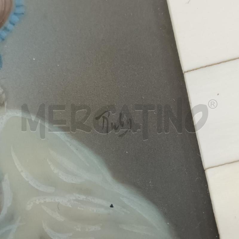 QUADRETTO DONNA CORNICE PERLATA | Mercatino dell'Usato Napoli 5
