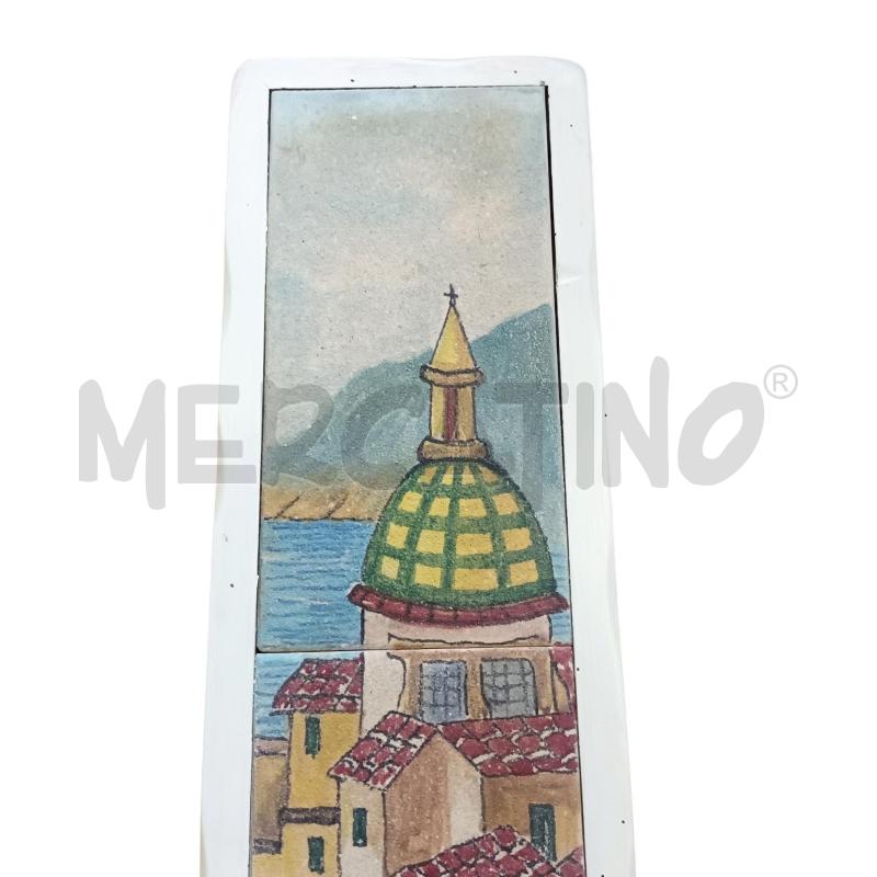 QUADRO 3 MATTONELLE PAESAGGIO UOMO CAMPANILE | Mercatino dell'Usato Napoli 4