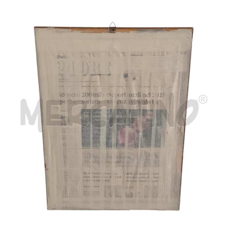QUADRO CHINA FIGURE ASTRATTE CORNICE LEGNO | Mercatino dell'Usato Napoli 2