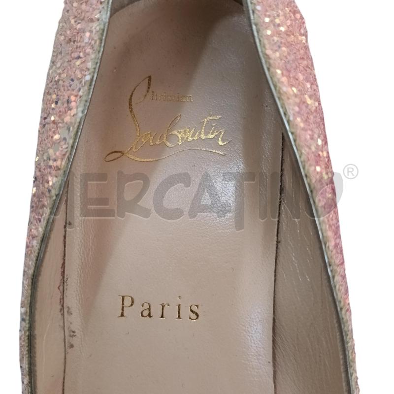 SCARPE DONNA CHRISTIAN LOUBOUTIN ROSA GLITTERATE | Mercatino dell'Usato Napoli 5