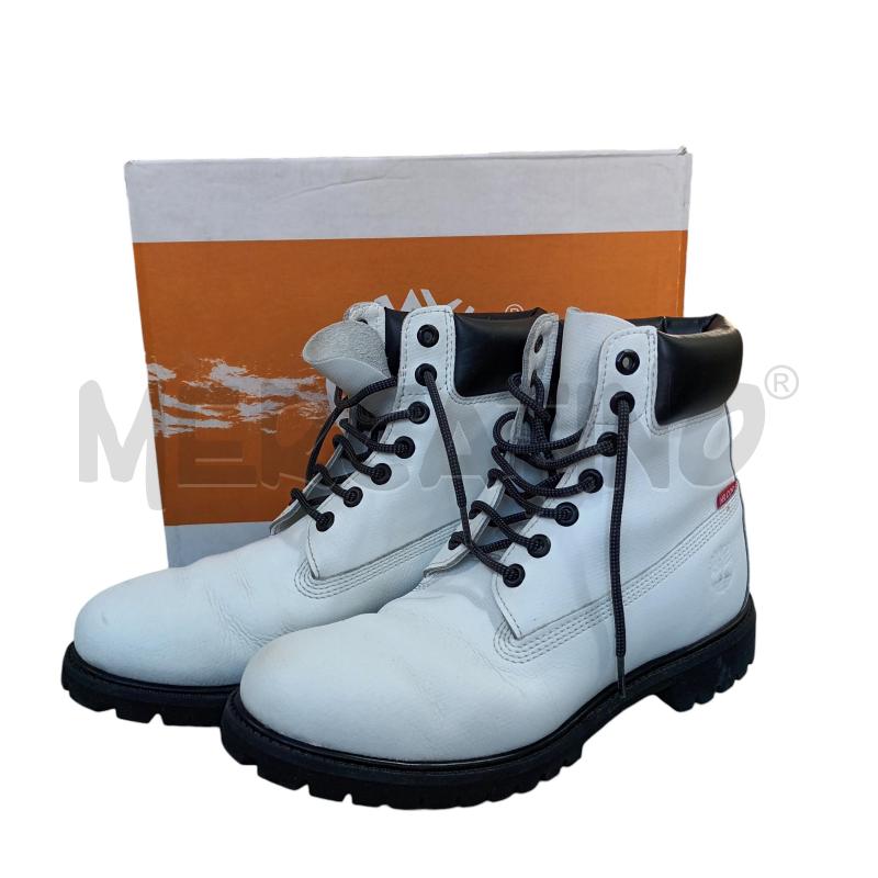 SCARPE UOMO TIMBERLAND BIANCHE NERE | Mercatino dell'Usato Napoli 1