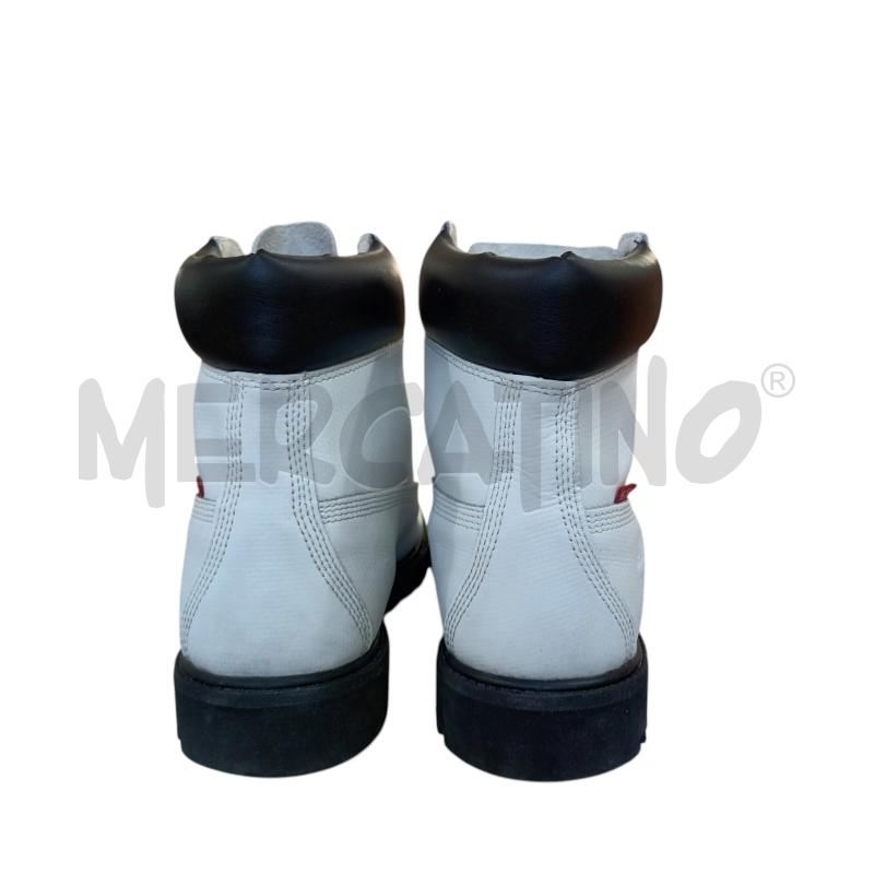 SCARPE UOMO TIMBERLAND BIANCHE NERE | Mercatino dell'Usato Napoli 4