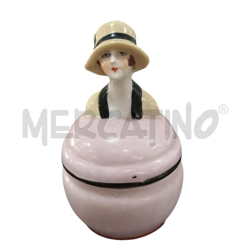 SCATOLA 1882 ROSA MEZZO BUSTO DONNA CAPPELLO BEIGE | Mercatino dell'Usato Napoli 1