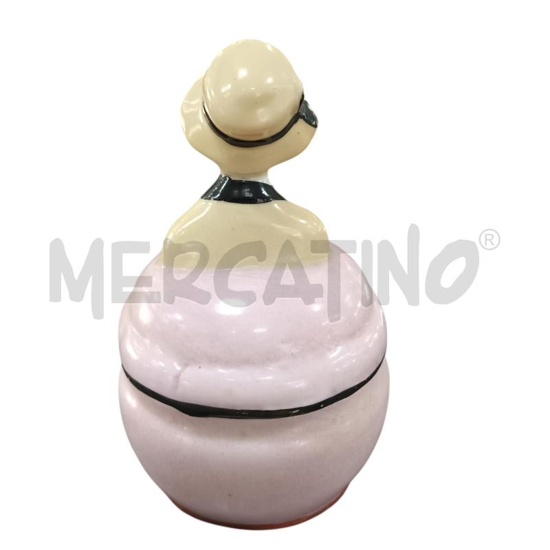 SCATOLA 1882 ROSA MEZZO BUSTO DONNA CAPPELLO BEIGE | Mercatino dell'Usato Napoli 2