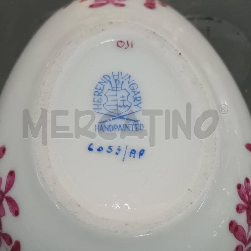 SCATOLINA OVALE FIORE ROSA | Mercatino dell'Usato Napoli 5