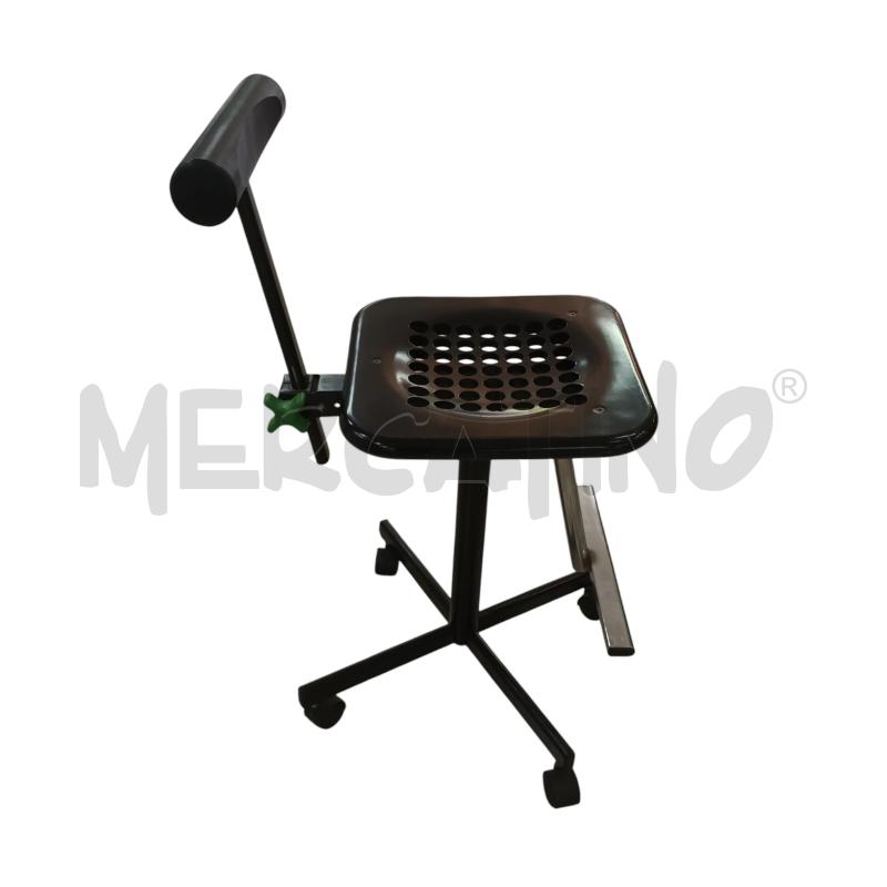 SGABELLO NERO METALLO POGGIA PIEDI | Mercatino dell'Usato Napoli 3