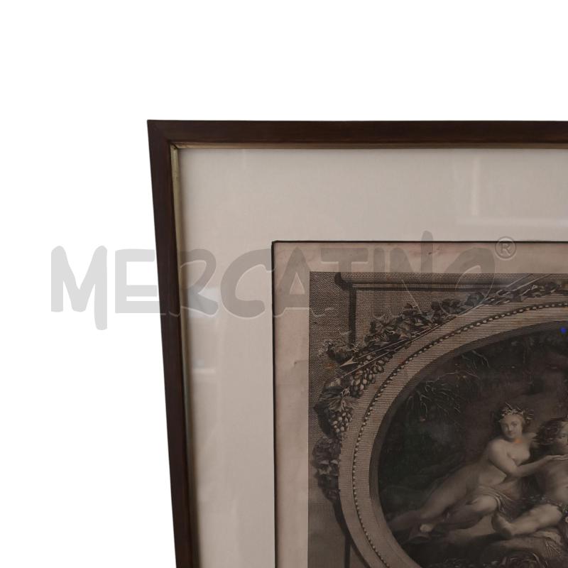 STAMPA LA GIOCONDITA DI SILENO CORNICE MARRONE | Mercatino dell'Usato Napoli 2
