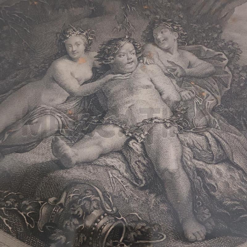 STAMPA LA GIOCONDITA DI SILENO CORNICE MARRONE | Mercatino dell'Usato Napoli 4