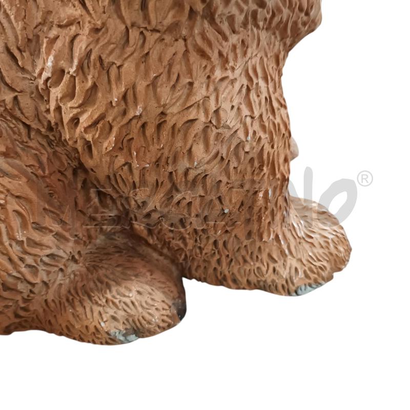 STATUA CANE BEIGE MUSO BIANCO | Mercatino dell'Usato Napoli 4