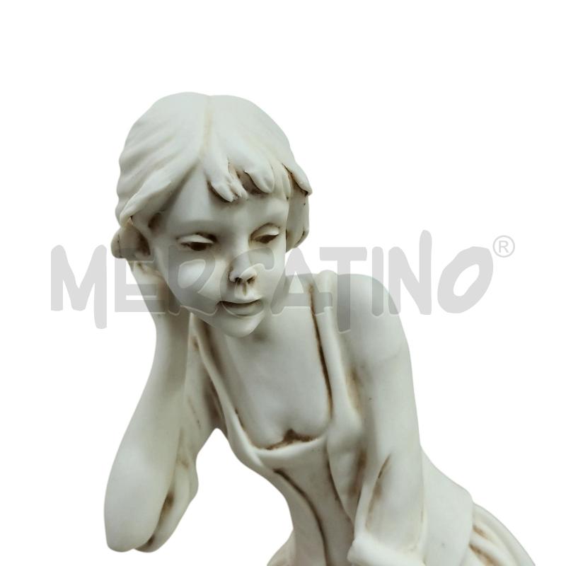 STATUA MICO VENZO RAGAZZA CESTINO FIORI | Mercatino dell'Usato Napoli 2
