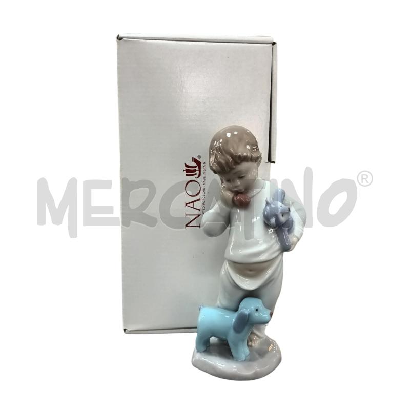 STATUA NAO BAMBINO ORSETTU E CAGNOLINO | Mercatino dell'Usato Napoli 1