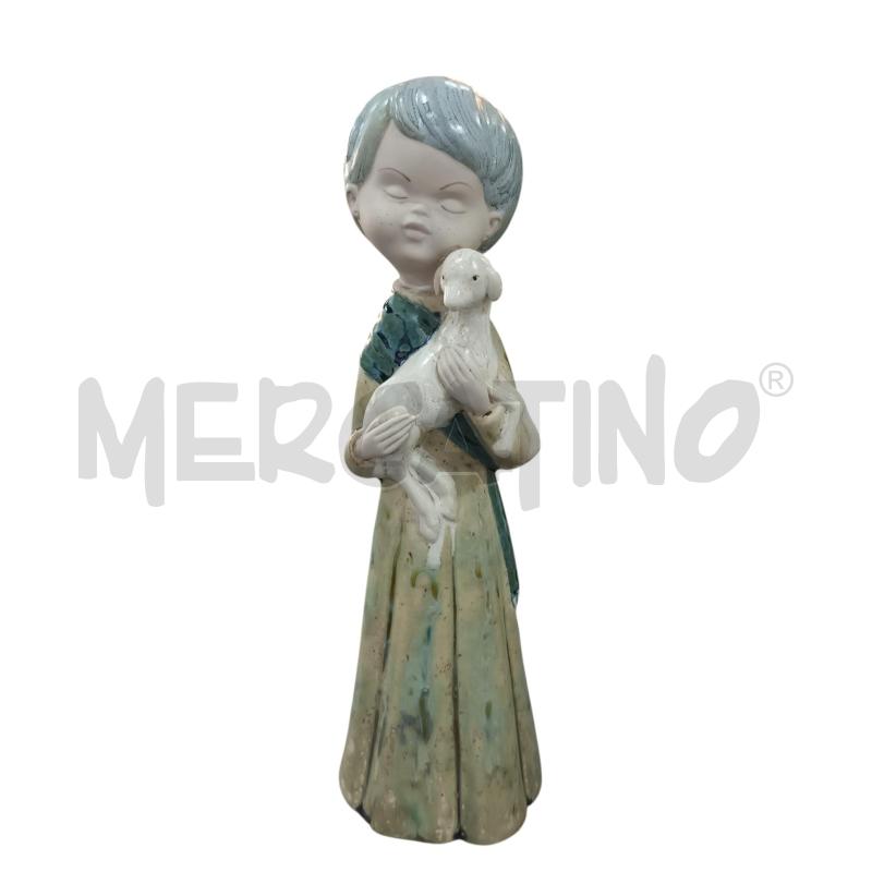 STATUA RAGAZZO CON AGNELLINO | Mercatino dell'Usato Napoli 1