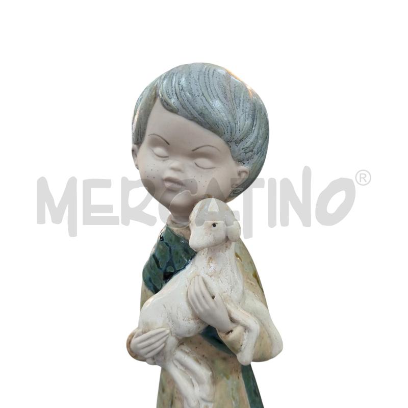 STATUA RAGAZZO CON AGNELLINO | Mercatino dell'Usato Napoli 2