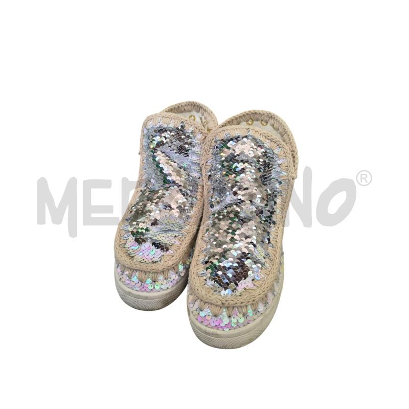 STIVALETTI DONNA MOU PAGLIETTE ROSA GIALLO BIANCO | Mercatino dell'Usato Napoli 3