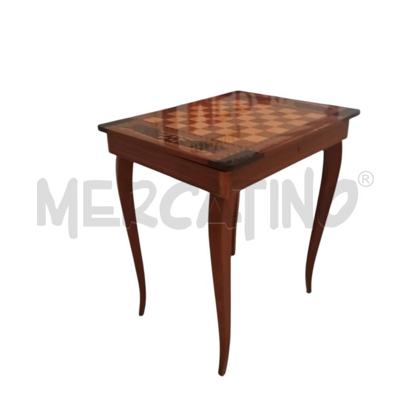 TAVOLINO CARILLON PIANO SCACCHIERA | Mercatino dell'Usato Napoli 3
