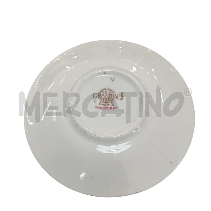 TAZZINE MALVERN BIANCHE A FIORI PZ.6+ PIATTINI | Mercatino dell'Usato Napoli 4