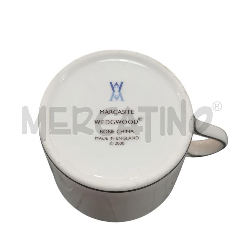 TAZZINE PZ.6 WEDGWOOD BIANCGE FASCIA GRIGIA + PIATTINI | Mercatino dell'Usato Napoli 4