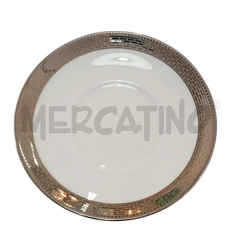 TAZZINE PZ.6 WEDGWOOD BIANCGE FASCIA GRIGIA + PIATTINI | Mercatino dell'Usato Napoli 5
