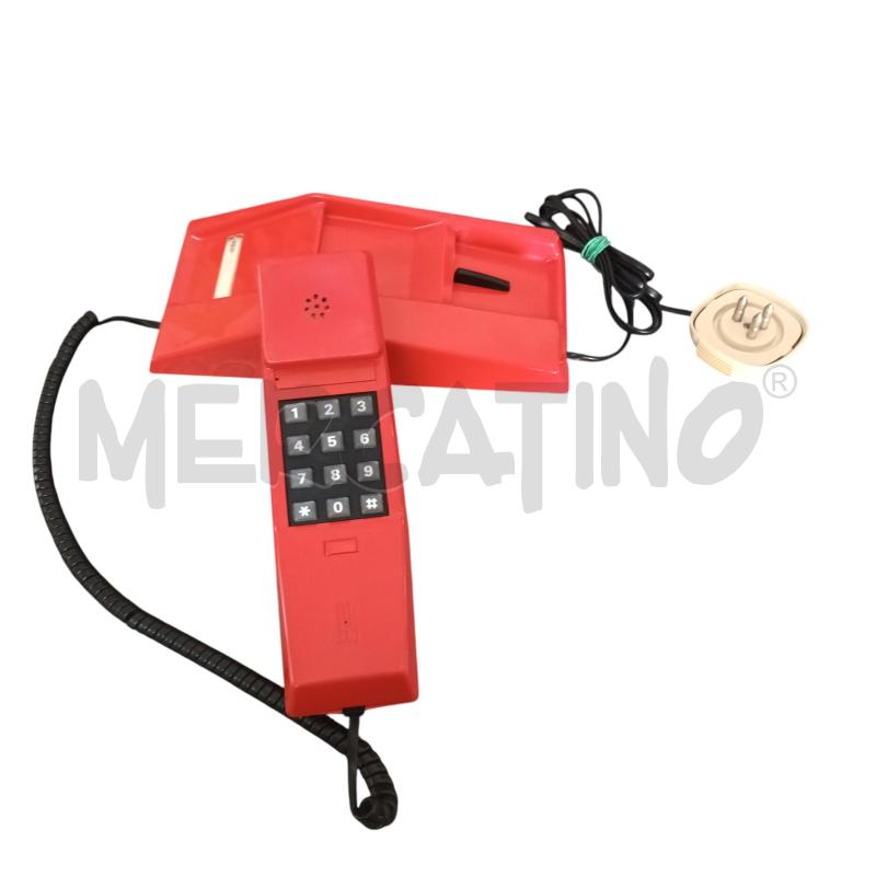 TELEFONO VINTAGE TELCER ROSSO TASTI | Mercatino dell'Usato Napoli 2