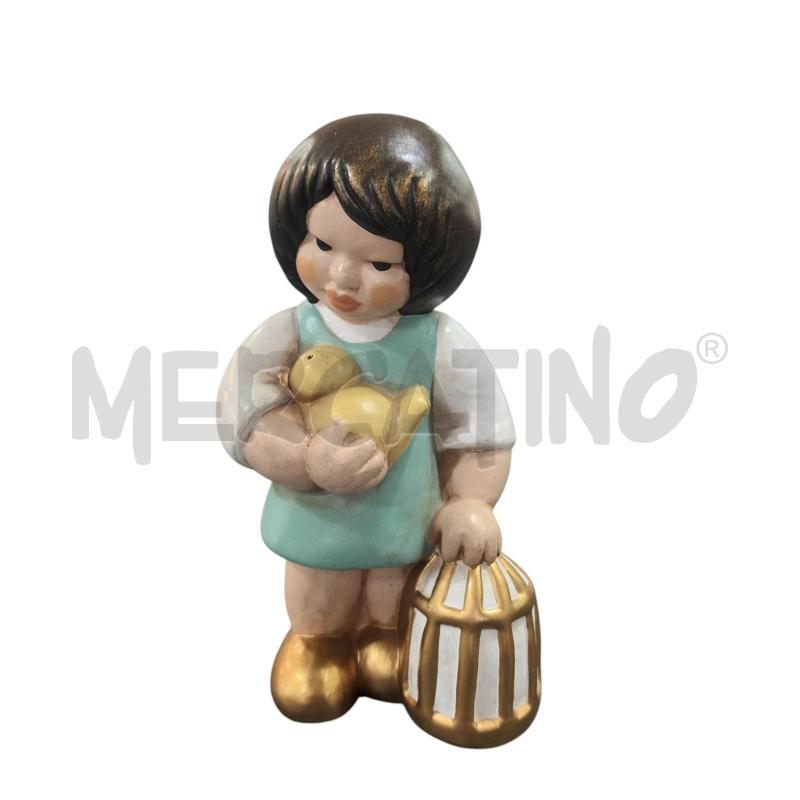 THUN BAMBINA CON UCCELLINO E LANTERNA | Mercatino dell'Usato Napoli 1