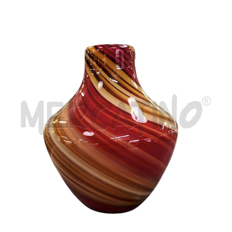 VASO FASCIA BEIGE ROSSA | Mercatino dell'Usato Napoli 2