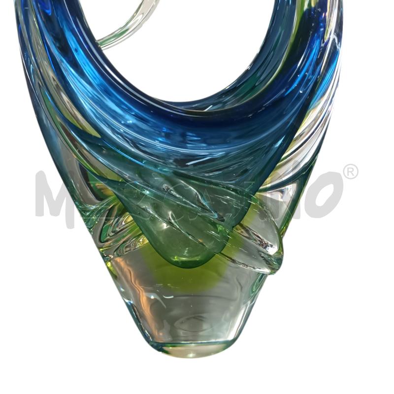 VASO MURANO BLU VERDE | Mercatino dell'Usato Napoli 2