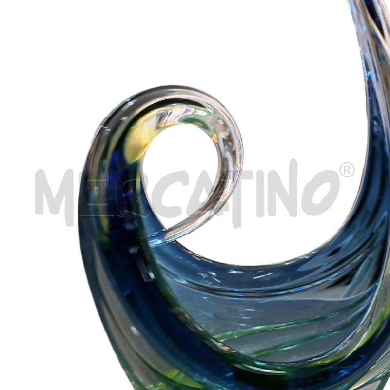 VASO MURANO BLU VERDE | Mercatino dell'Usato Napoli 3