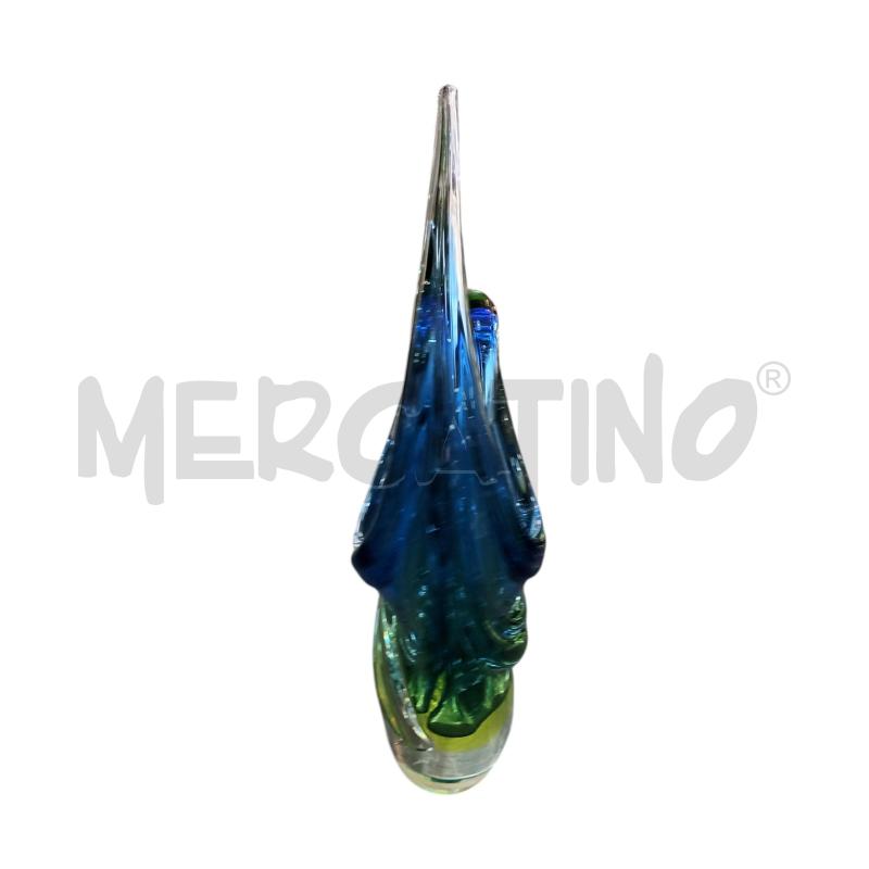 VASO MURANO BLU VERDE | Mercatino dell'Usato Napoli 4