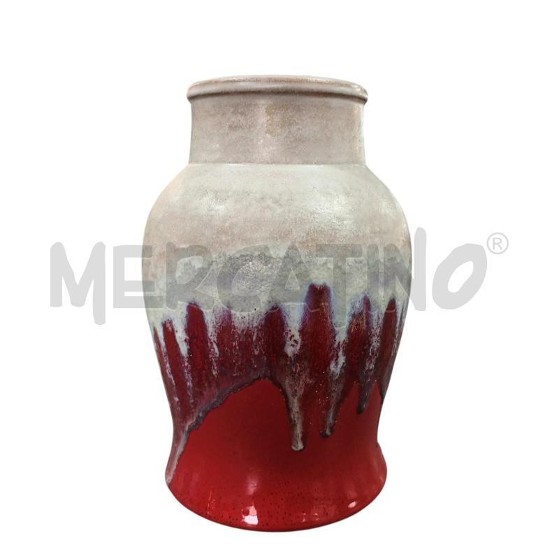 VASO ROSSO BIANCO  | Mercatino dell'Usato Napoli 1