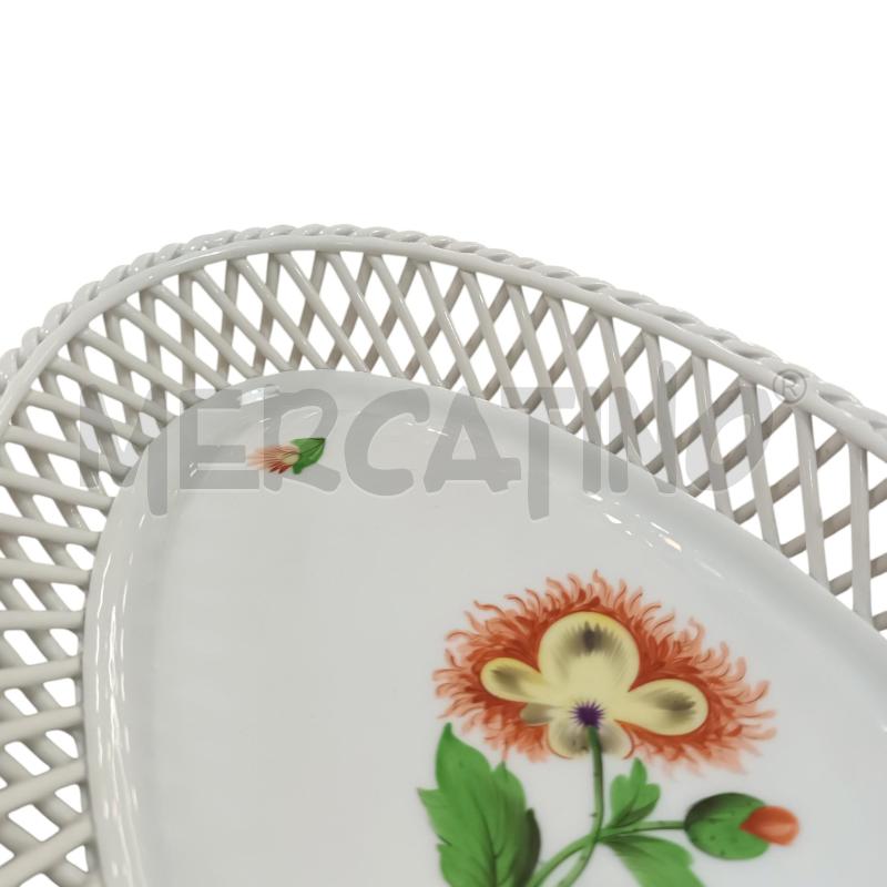 VASSOIO HEREND OVALE FIORE GIALLO | Mercatino dell'Usato Napoli 2