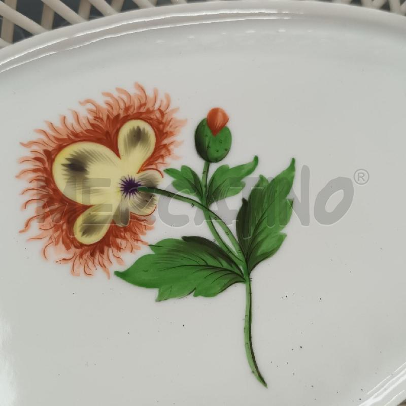 VASSOIO HEREND OVALE FIORE GIALLO | Mercatino dell'Usato Napoli 4