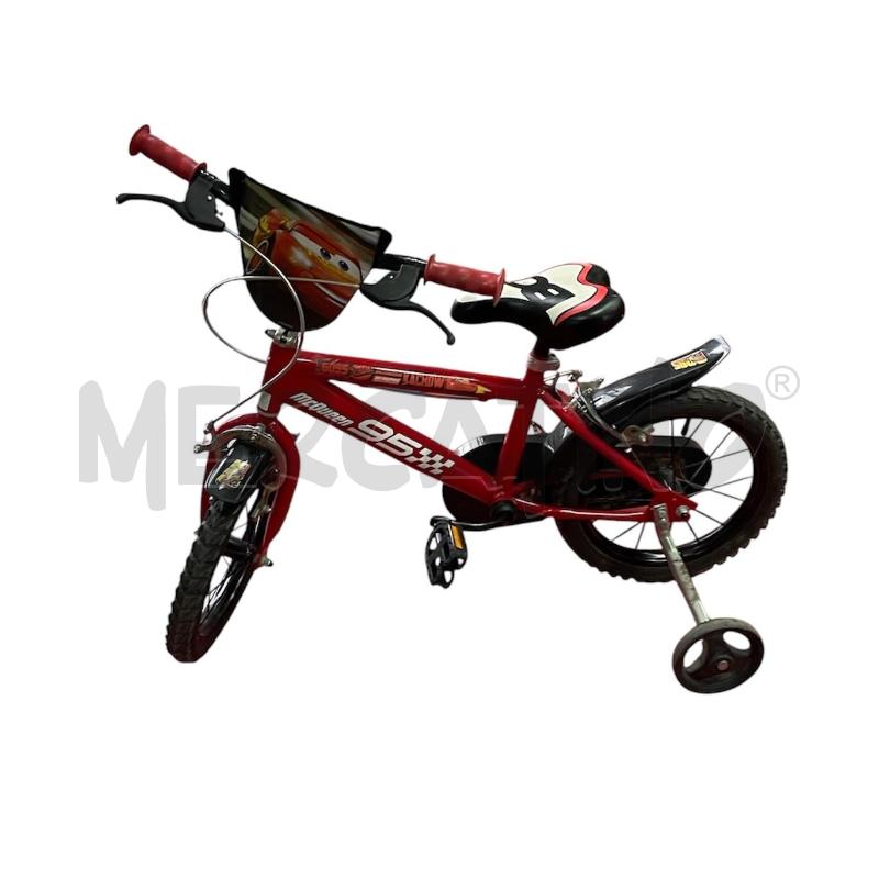 BICICLETTINA BAMBINO ROSSA MC QUEEN MISURA 14 | Mercatino dell'Usato Brusciano 1