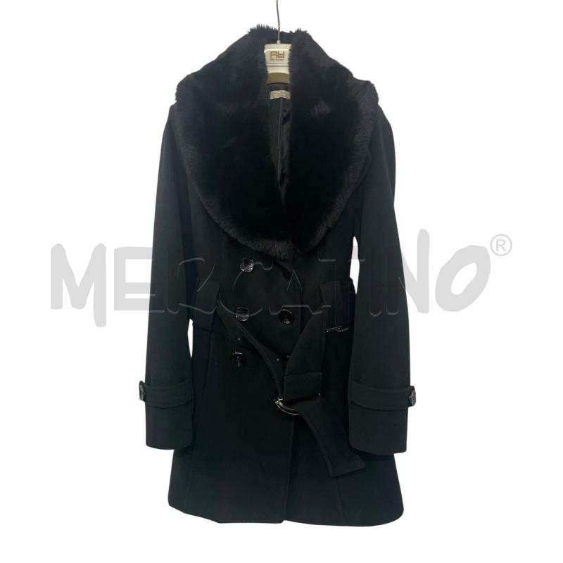 CAPPOTTO DONNA NERO ARTIGLI  | Mercatino dell'Usato Brusciano 1