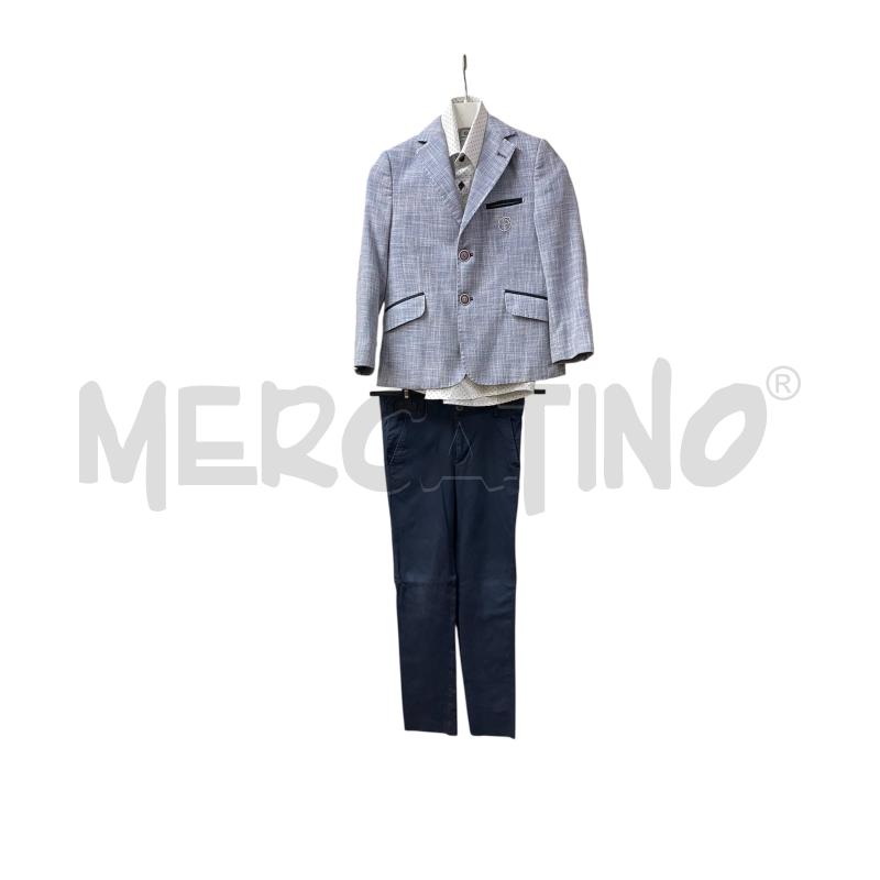 COMPLETO BAMBINO GRIGIO BLU NAZARENO GABRIELLI  | Mercatino dell'Usato Brusciano 1