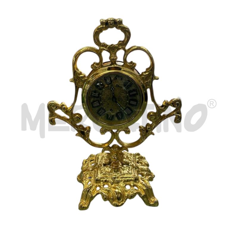 OROLOGIO DA TAVOLO DORATO  | Mercatino dell'Usato Brusciano 1