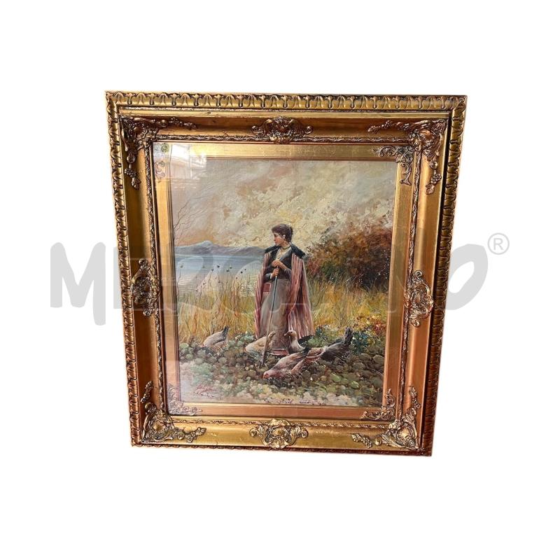 QUADRO CORNICE DORATA CM 75X86 | Mercatino dell'Usato Brusciano 1