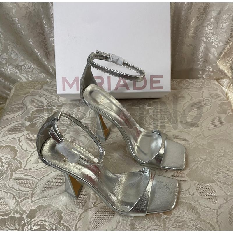 SANDALI DONNA GRIGIO MIRIADE  | Mercatino dell'Usato Brusciano 3