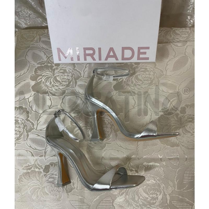 SANDALI DONNA GRIGIO MIRIADE  | Mercatino dell'Usato Brusciano 4