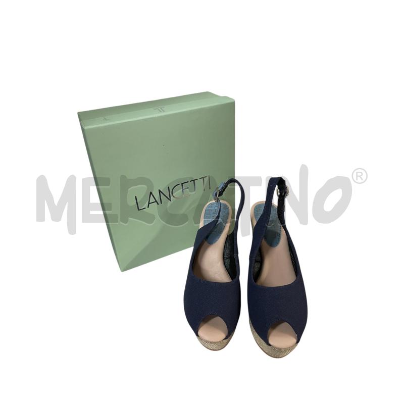 SANDALI DONNA LANCETTI BLU  | Mercatino dell'Usato Brusciano 1