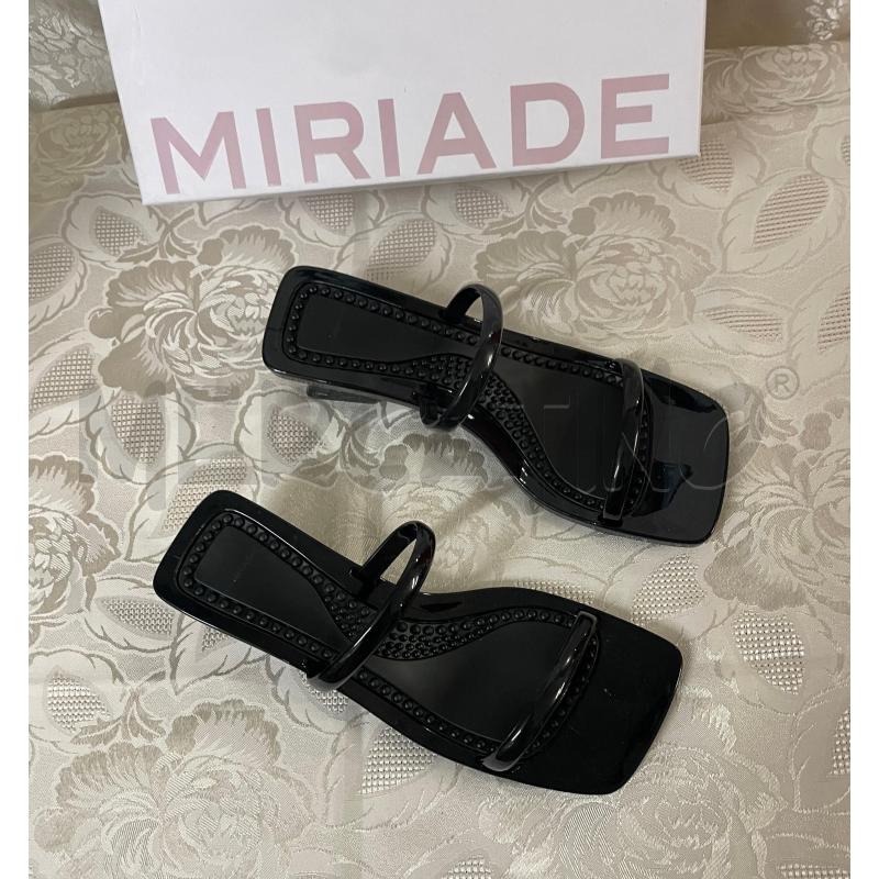 SANDALI DONNA NERI MIRIADE  | Mercatino dell'Usato Brusciano 4