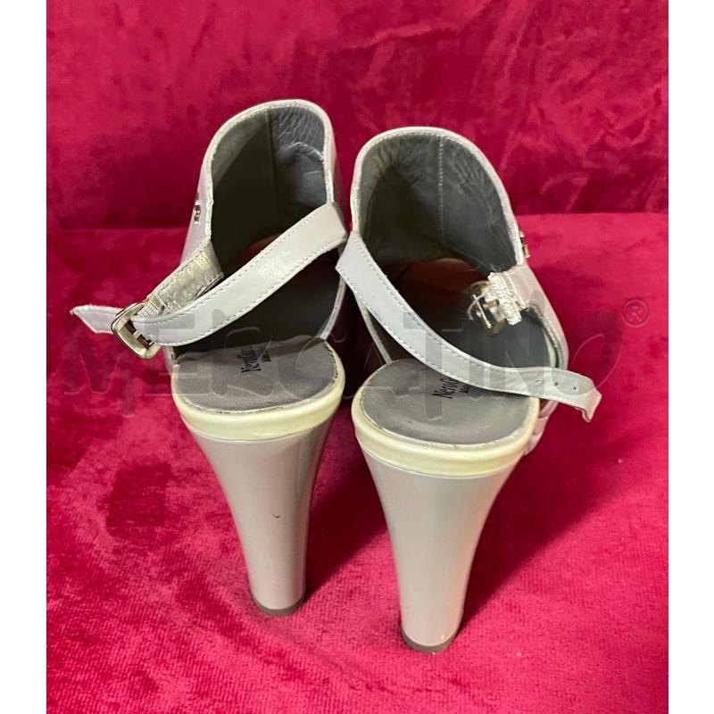 SCARPE TACCHI BEIGE NERO GIARDINI  | Mercatino dell'Usato Brusciano 3