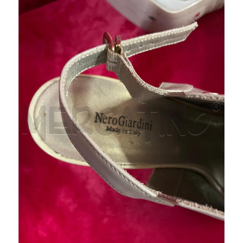 SCARPE TACCHI BEIGE NERO GIARDINI  | Mercatino dell'Usato Brusciano 5