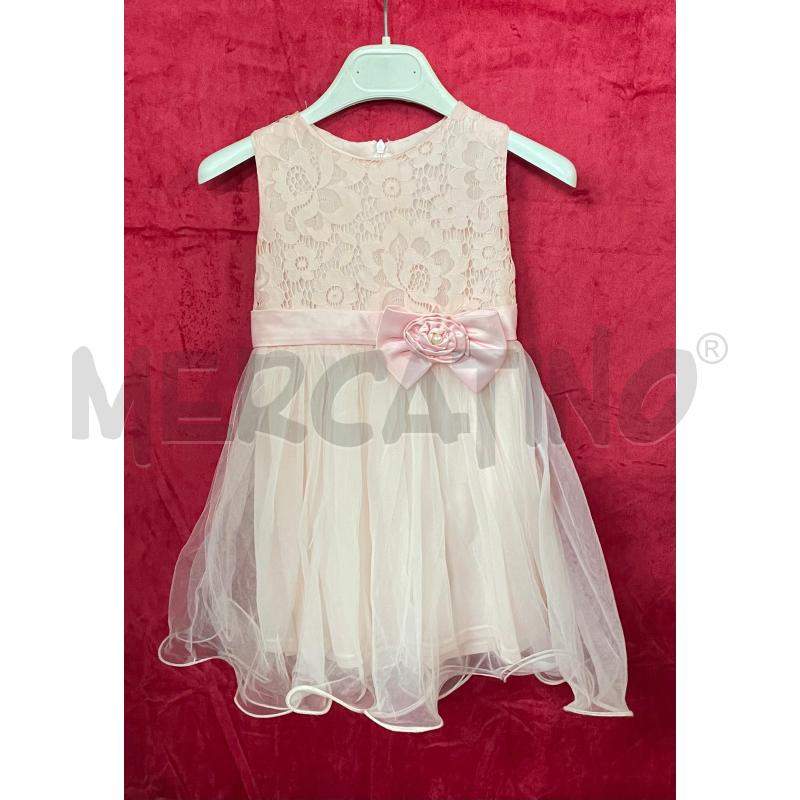 VESTITO BAMBINA ROSA ELEGANTE  | Mercatino dell'Usato Brusciano 1
