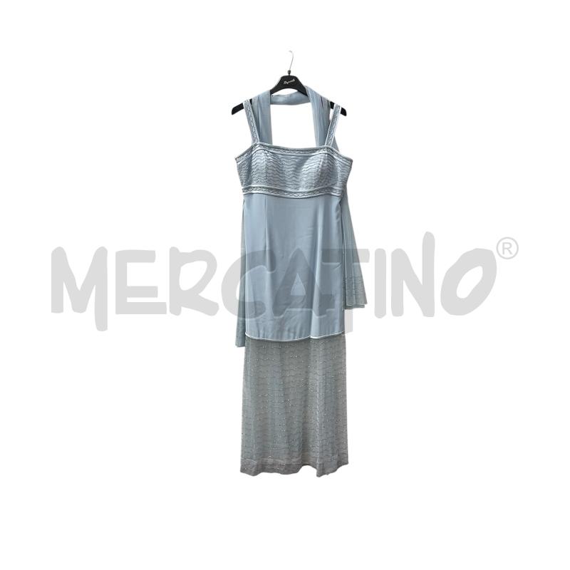 VESTITO DONNA ELEGANTE AZZURRO BAGATELLE  | Mercatino dell'Usato Brusciano 1