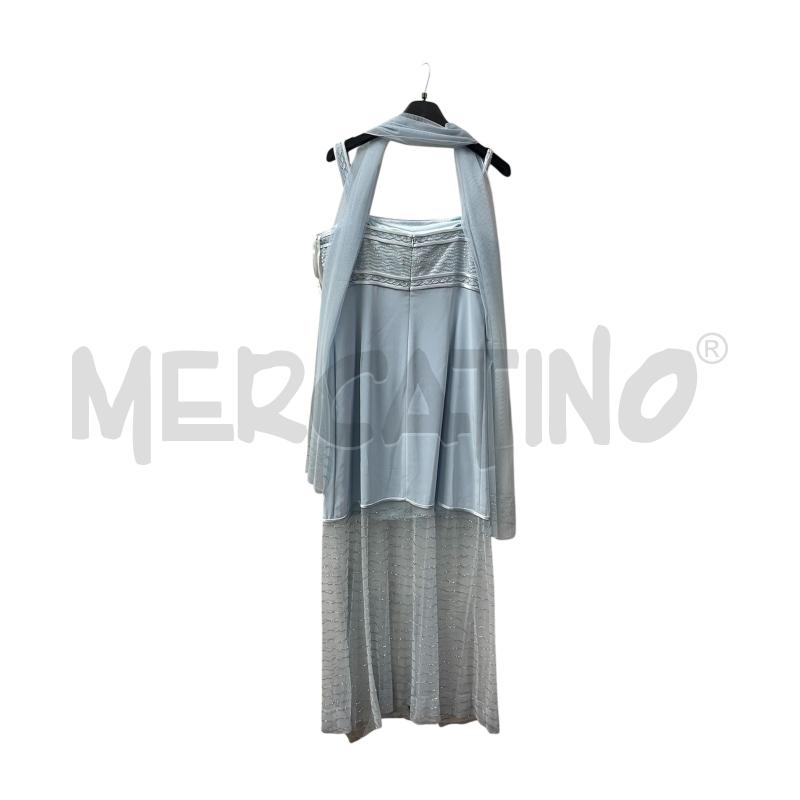 VESTITO DONNA ELEGANTE AZZURRO BAGATELLE  | Mercatino dell'Usato Brusciano 2