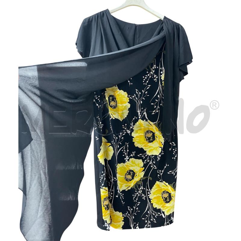 VESTITO DONNA NERO GIALLO  | Mercatino dell'Usato Brusciano 2