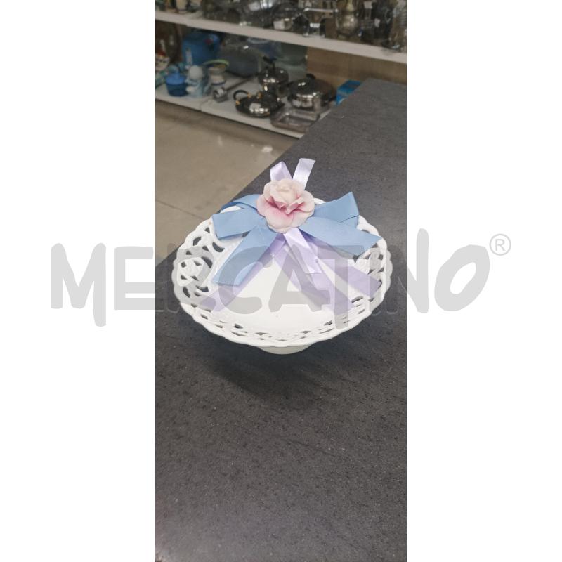 ALZATA BIANCA FIORE ROSA | Mercatino dell'Usato Acerra 1