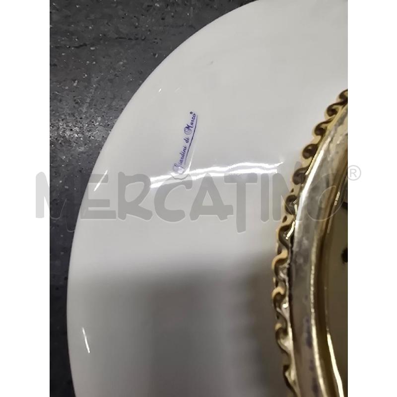 ALZATA GRANDE BASE DORATA FIGURA CORALLO | Mercatino dell'Usato Acerra 3