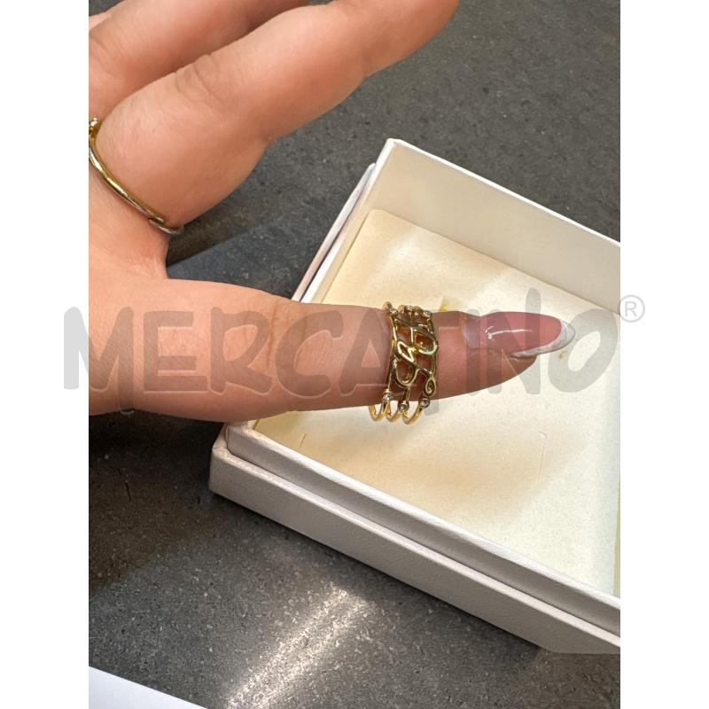 ANELLO DONNA LIUJO DORATO REGOLABILE | Mercatino dell'Usato Acerra 2