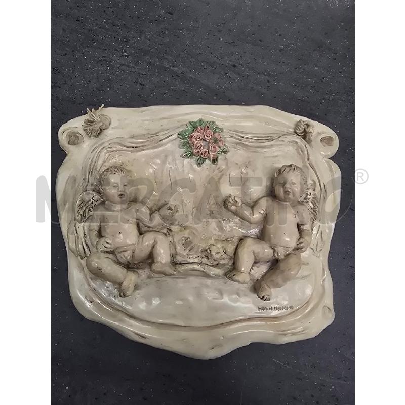 APPENDINO BIANCO ANGIOLETTI COPPIA FIORI | Mercatino dell'Usato Acerra 1